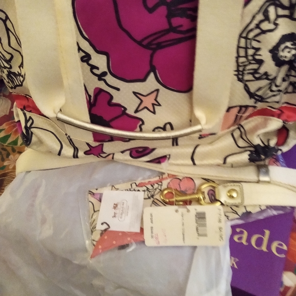 NET COACH KYRA SATCHEL/CROSSBODY WITH MATCHING SCARF - Picture 5 of 7